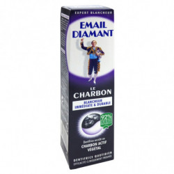 EMAIL DIAMANT - Le charbon Dentifrice blancheur immédiate et durable - tube de 75 ml