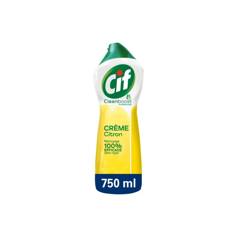 LOT DE 3 - CIF - Crème Citron Nettoyant toutes surfaces - 750ml