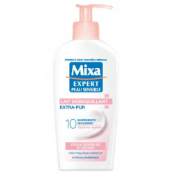 LOT DE 2 - MIXA - Expert Peau Sensible Lait démaquillant anti-dessèchement - 200 ml