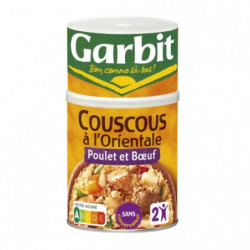 LOT DE 3 - GARBIT - Couscous Royal Poulet Et Boeuf - boite de 980 g