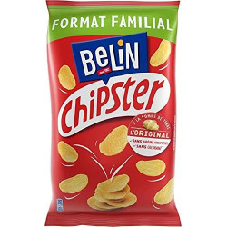 LOT DE 4 - BELIN - L'Original Chipster Biscuits apéritifs - sachet de 150 g