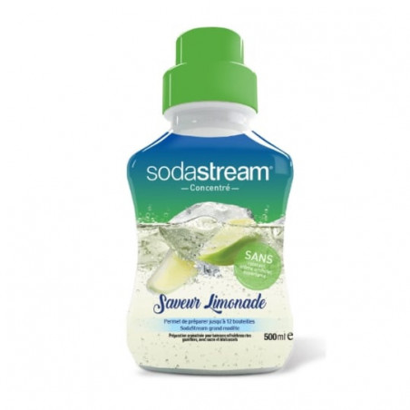 LOT DE 3 - SODASTREAM - Saveur Limonade Préparation soda concentré - flacon de 500 ml