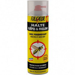 FULGATOR - Insecticide Halte Guêpes Frelons Et Nids - 500 ml