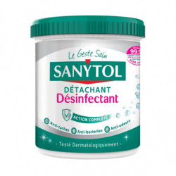 LOT DE 2 - SANYTOL - Détachant Désinfectant en Poudre - pot de 450 g