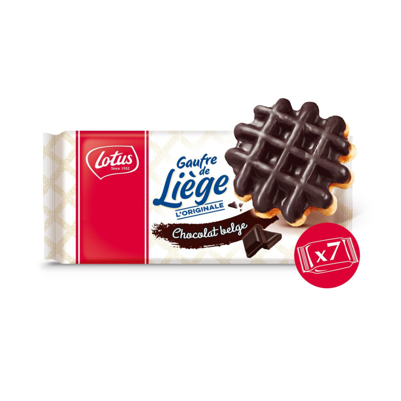 LOTUS - Gaufres de liège au chocolat - paquet de 363 g