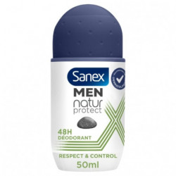 LOT DE 2 - SANEX - Men Natur Protect - Déodorant Pierre d'Alun 24H Respect et Control - 50 ml