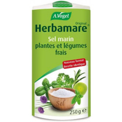 LOT DE 5 - HERBAMARE - Sel marin légumes et herbes aromatiques - pot de 250 g