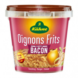 KUHNE - Oignons Frits gout Bacon - boite de 100 g