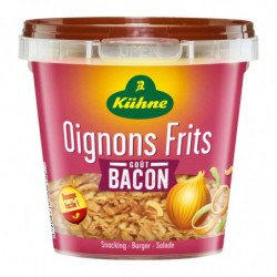 LOT DE 5 - KUHNE - Oignons Frits gout Bacon - boite de 100 g