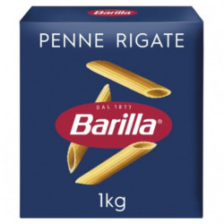 LOT DE 5 - BARILLA - Pâtes Penne Rigate - paquet de 1 kg