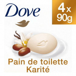 LOT DE 6 - DOVE - Mon soin Cocooning - Savon hydratant au beurre de karité - 4 x 90 g