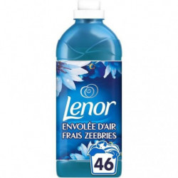 LOT DE 3 - LENOR - Envolée d'air Adoucissant concentré - 46 lavages - bidon de 1,15 L