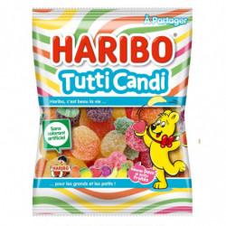 LOT DE 6 - HARIBO - Bonbons Tutti Candi - sachet de 250 g