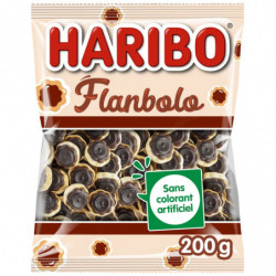 LOT DE 5 - HARIBO - Bonbons Flanbolo  - sachet de 200 g