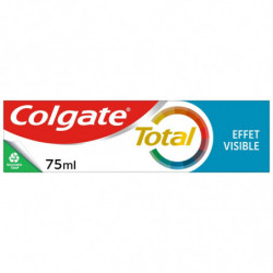 LOT DE 6 - COLGATE - Dentifrice Total Action Visible - tube de 75 ml