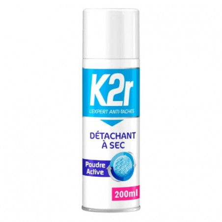 LOT DE 4 - K2R - Détachant à sec spray poudre active - 200 ml