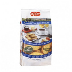 LOT DE 3 - ROGER - Baguette tranchée grillée - sachet de 200 g