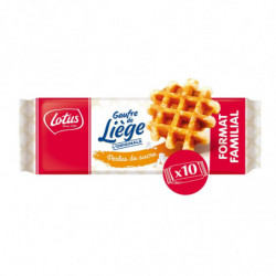 LOT DE 3 - LOTUS -  Gaufre De Liège Nature - paquet de 450 g