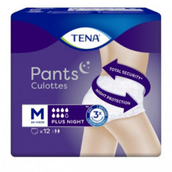 LOT DE 4 - TENA - Pants Plus Night Taille M Sous-vêtements absorbants - paquet de 12 culottes